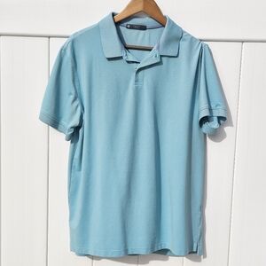 Member's Mark Men's Sea Grass Stretch  Polo Shirt Size L